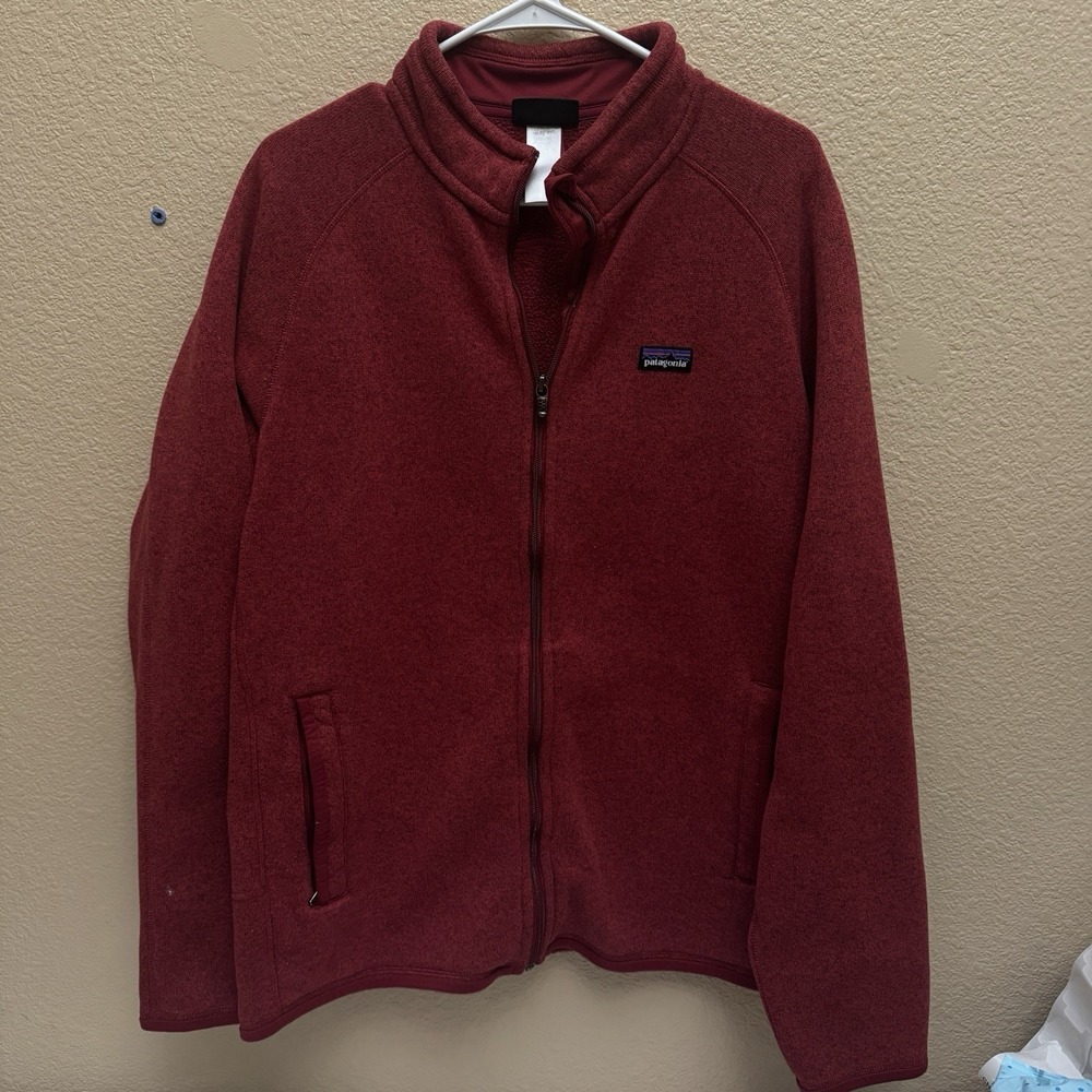 PATAGONIA Men BETTER SWEATER Full Zip Fleece *Read* Size Is Washed Off see pics